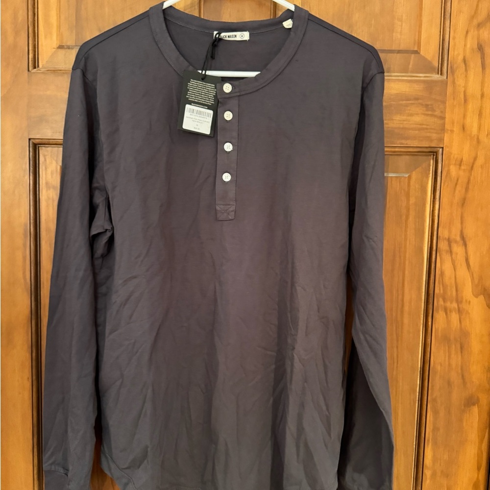 Buck mason long sleeve Henley t-shirt